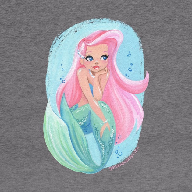 Cotton Candy Mermaid by GenevieveKay